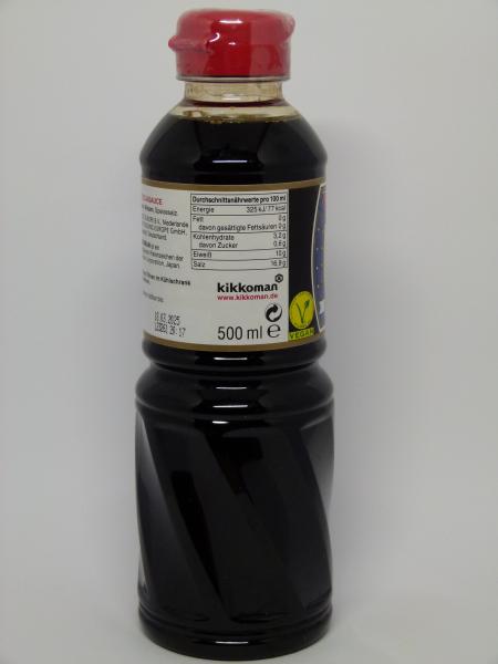 Kikkoman Sojasauce, Nettogewicht 500ml